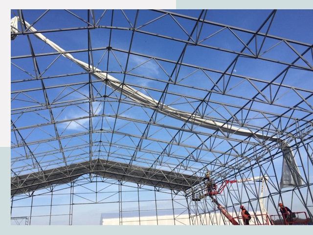 Шатровые ангары от 622 руб. в Рузаевке и Республике Мордовия