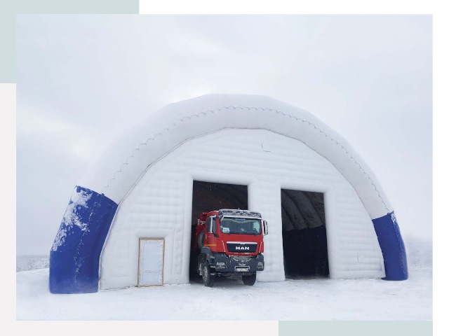 Мобильные ангары в Рузаевке