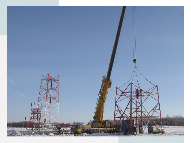 Монтаж вышек связи в Рузаевке