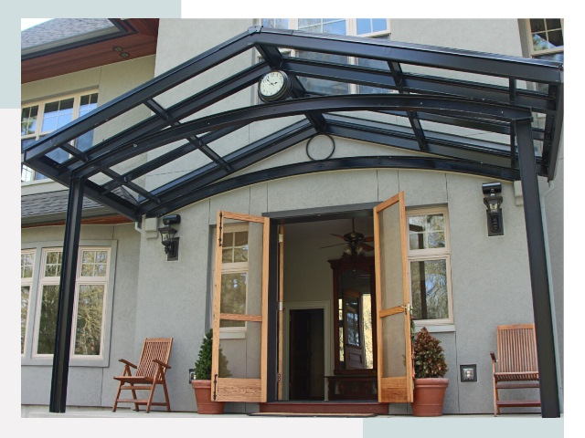 Козырьки металлические в Рузаевке