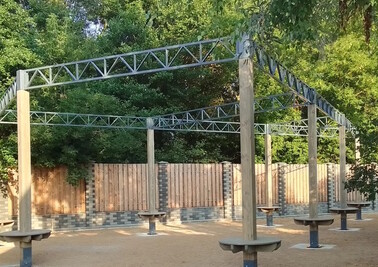 Терраса из металлоконструкций под ключ, проектирование, изготовление и монтаж от СтальСтрой-Рзв